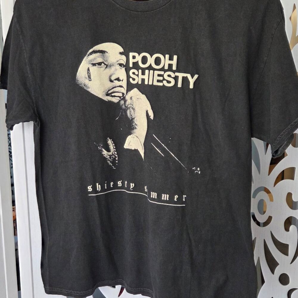 Pooh Shiesty Shiesty Summer Graphic T Shirt Black Mens Size 1X New Without Tags